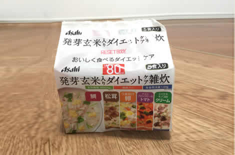 Asahi 発芽玄米入りダイエット雑炊